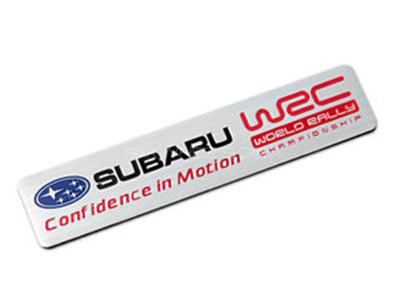 Subaru Confidence In Motion Metal Sticker  Image-1