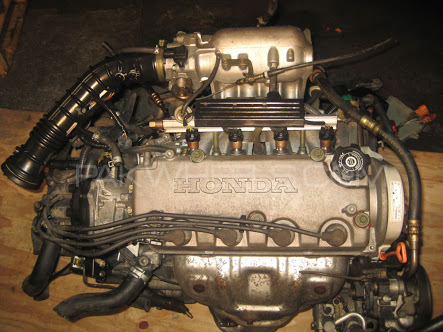 Honda d15b complete engine with auto gear and wiring plus ecu  Image-1