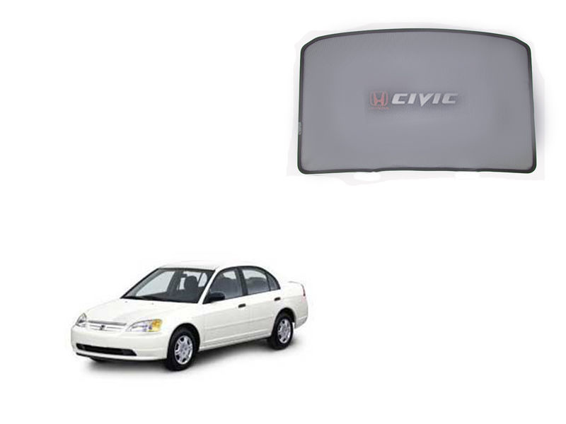 Honda Civic 2002-2004 Rear Window Shades Image-1