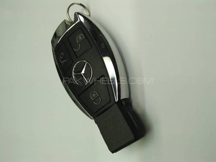 New Mercedes Chrome Remote Key with Programming Image-1