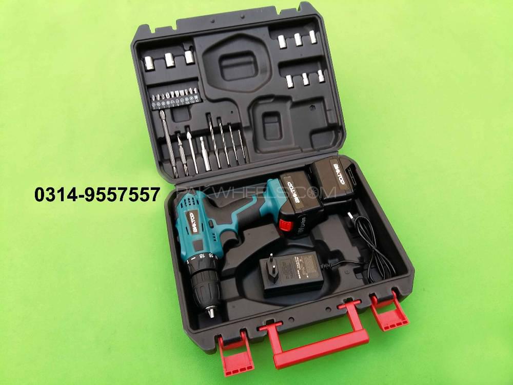 BKTOP Taiwan 18V Dual Battery rechargeable cordless drill machine screwdriver Image-1