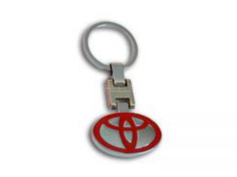 Metal Keychain - Toyota Red  Image-1