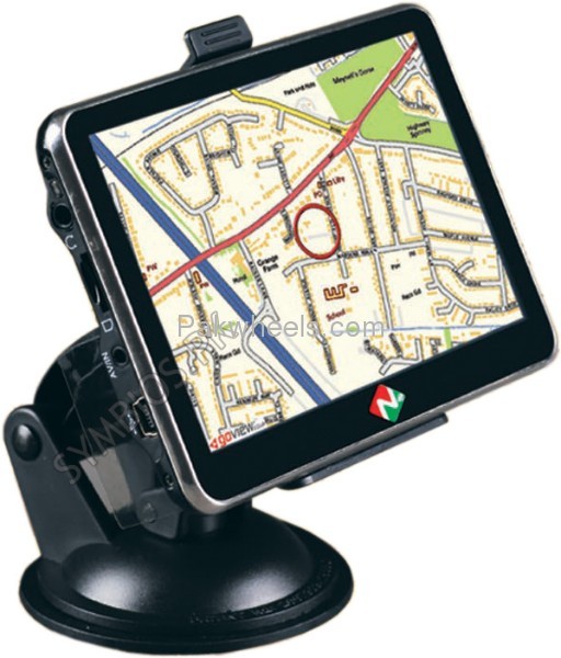 5 inch portable touch gps navigator with gps map of pakistan Image-1