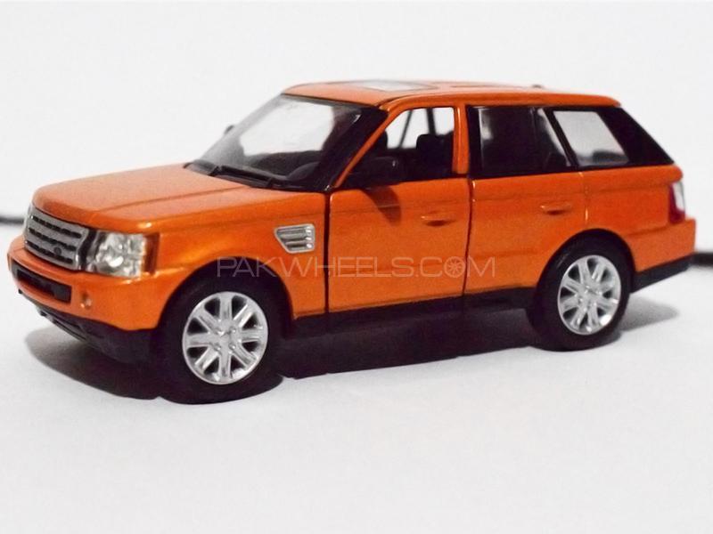 KinSmart Metal Body Die Cast Range Rover - Orange Image-1