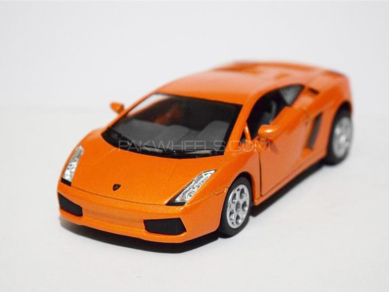 KinSmart Metal Body Die Cast Lamborghini Gallardo - Orange Image-1