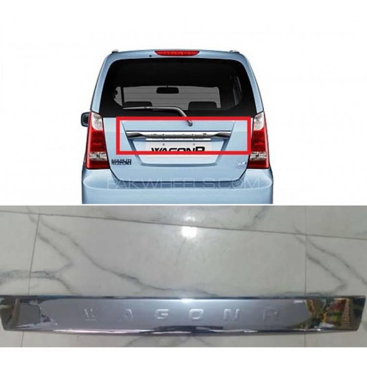 Suzuki Wagon R Chrome Trunk Garnish Image-1