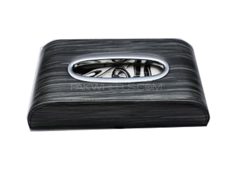 Universal Texture Style Leather Tissue Box Image-1