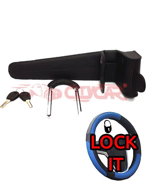 Steering Lock Leather Image-1
