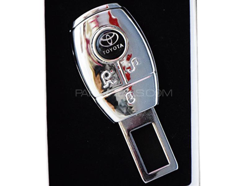 Toyota Metal Style Seat Belt Clips Image-1