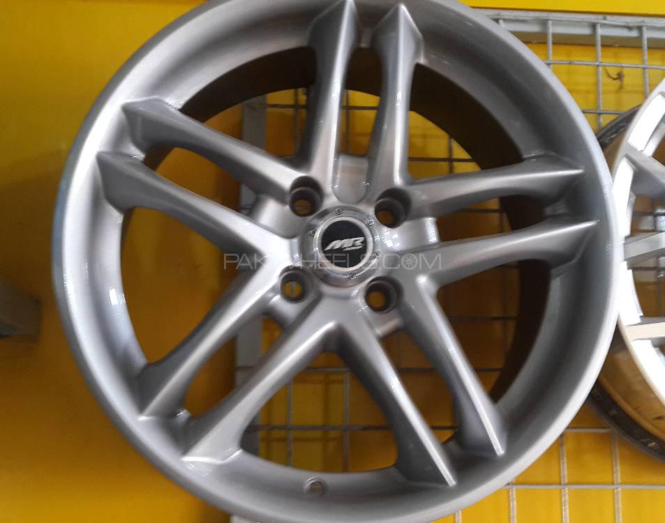 Imported Alloy Rim Taiwan in Hyper silver Color Size 16" in 4 Nuts Image-1