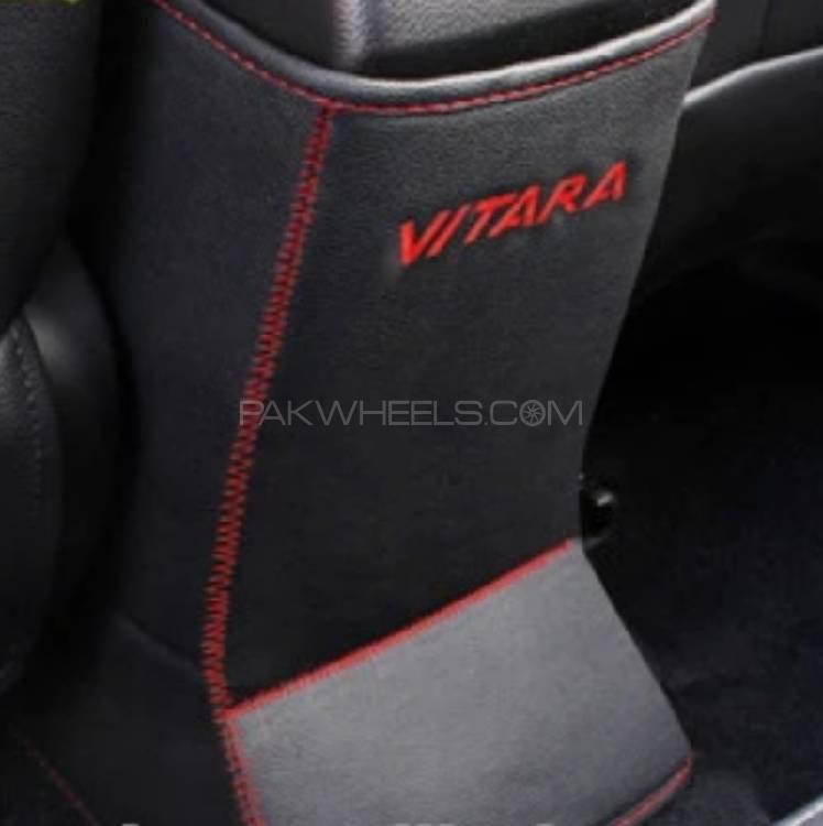 Suzuki Vitara 2017 Armrest console backside Anti-Kick cover Image-1
