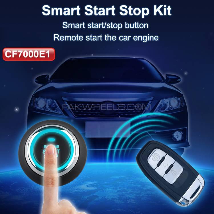 PKE REMOTE START + Auto Lock + Push Start Engine Security System Cars Image-1