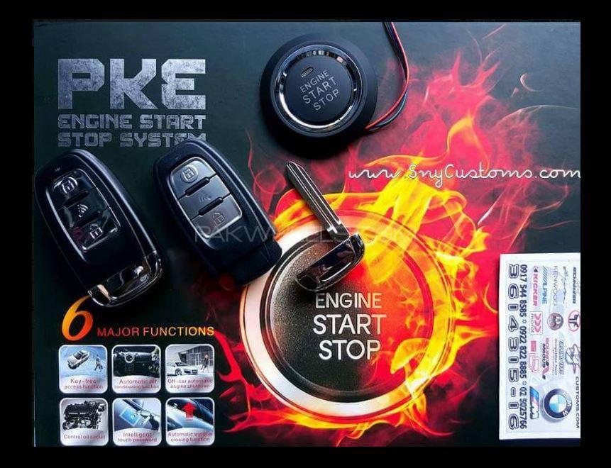 PKE Hands Free Keyless REMOTE START AUTO LOCK PUSH START SECURITY Image-1