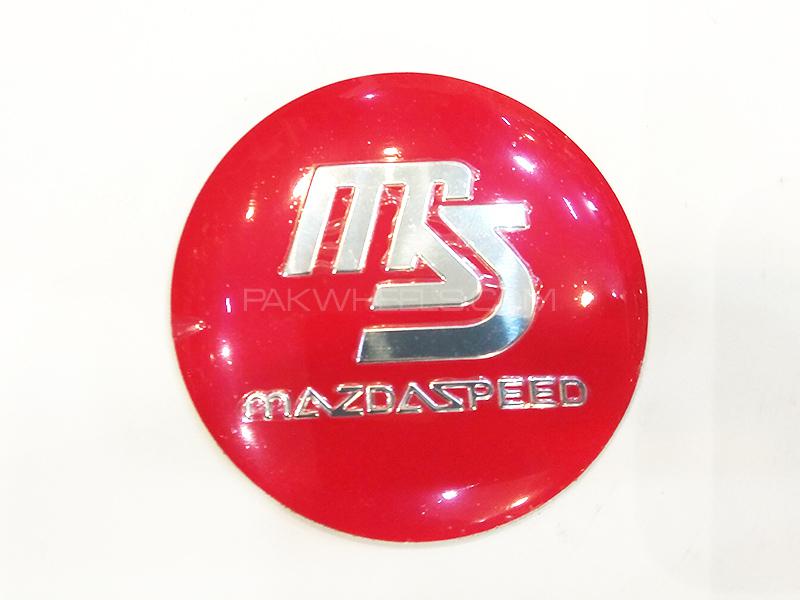 Mazda Speed Rim Cap Sticker  Image-1