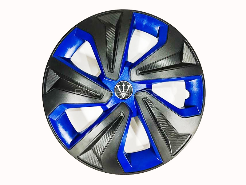 X8 Wheel Cover Evo Blue & Black Carbon S6 13" Image-1