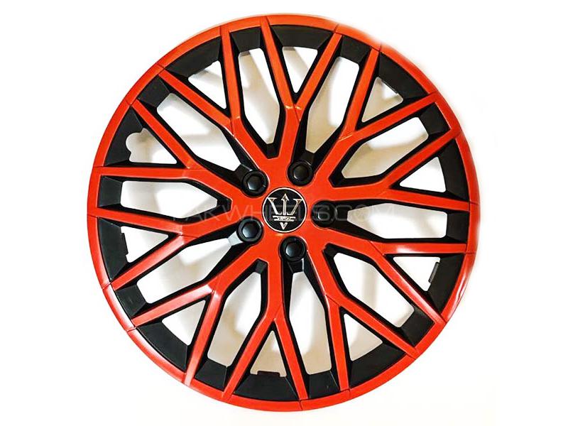 X8 Wheel Cover Evo Red & Black S1 15" Image-1
