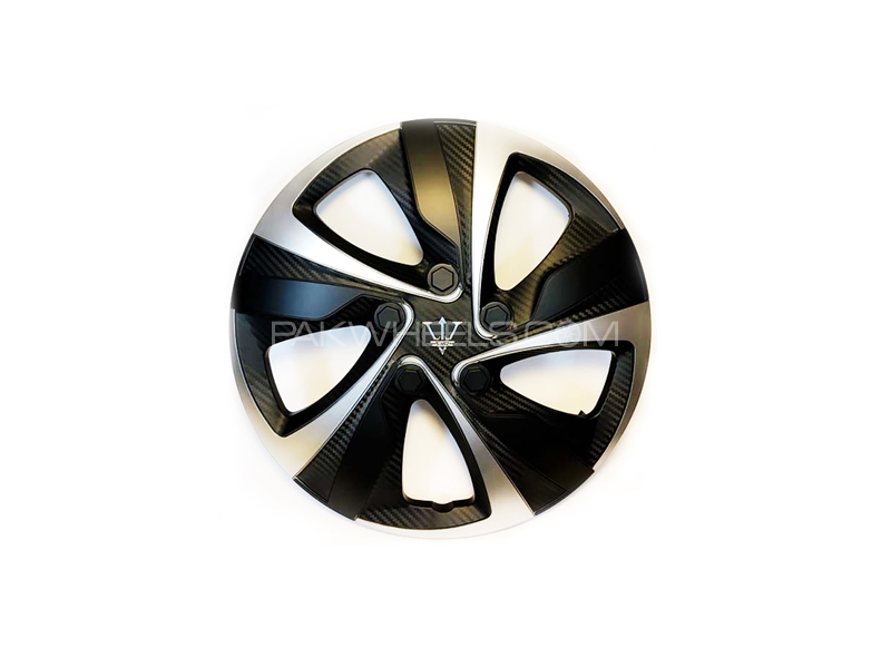 X8 Wheel Cover Evo Silver Carbon S8 12" Image-1