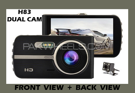 CAR DVR 2 Cam w/  N.Vision G.Sensor H-83 Camera Front+Back Image-1