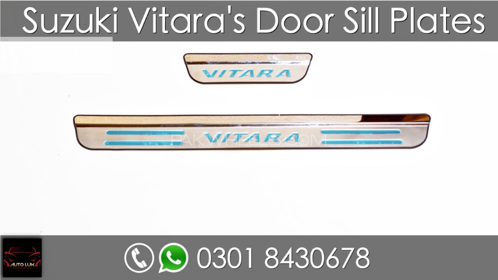 Suzuki Vitara 2017 Door sill plates Outer with logo Image-1