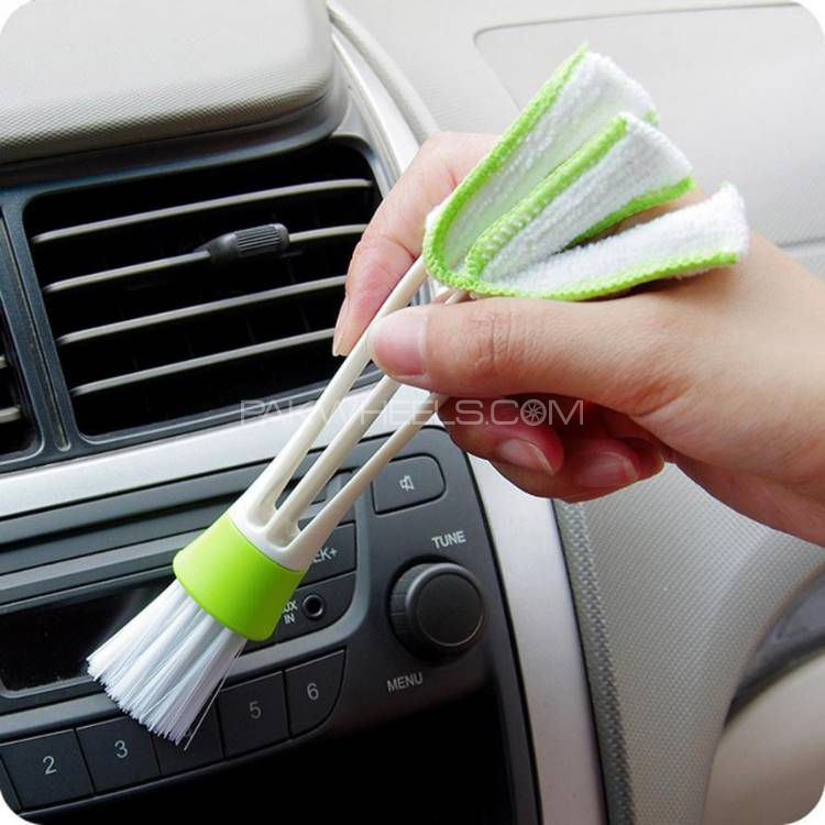 Car Clean Tools Window Blinds Clean Car vent Dust Collector Image-1