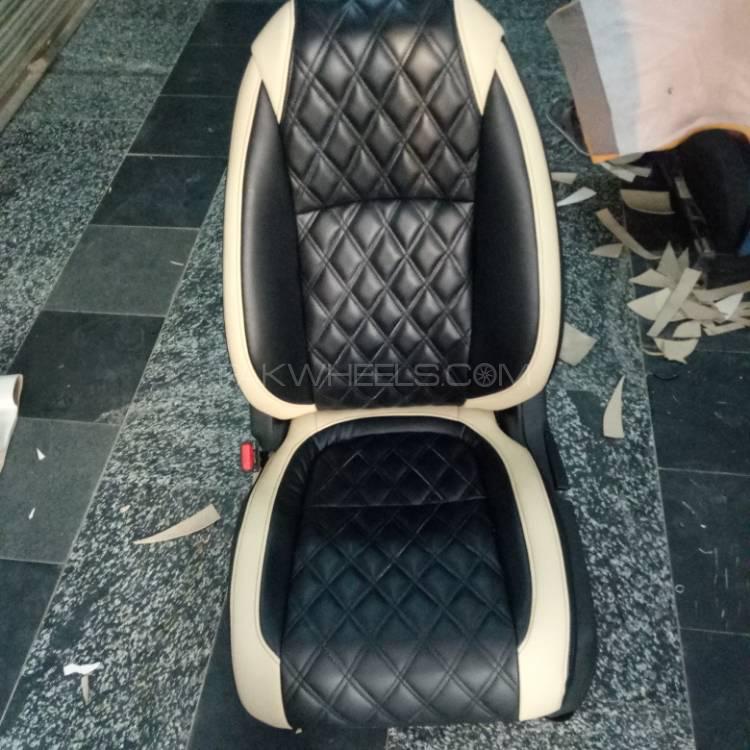SEAT POSHISH IN JAPANESE LEATHER Available For (TOYOTA COROLLA 2018) Image-1