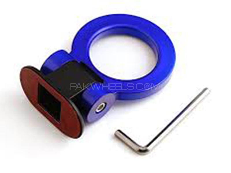 Universal ABS Tow Hook - Blue Image-1
