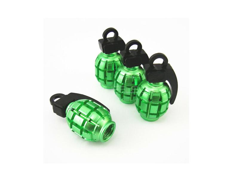 Grenade Tire Nozzle Cap Green for sale in Lahore Image-1