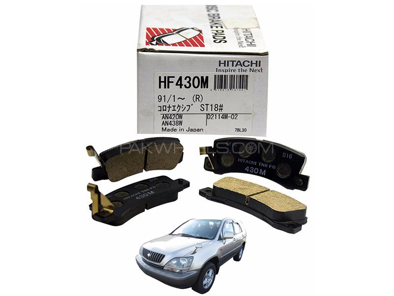 Hitachi Rear Brake Pad For Toyota Harrier Sx15 1997-2002 - HF430M Image-1