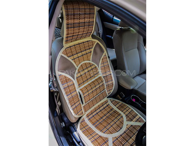 Summer Seat Cover Light Brown - 2 Pcs Image-1