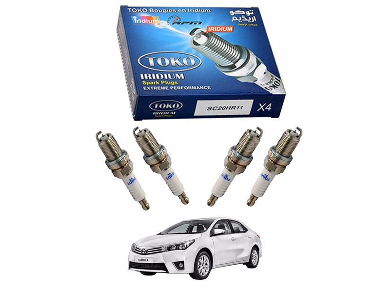 Iridium High Performance Spark Plugs For Toyota Corolla 1.8 2014-2018 4pcs - sc20c Image-1