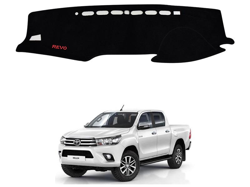 Velvet Dashboard Mat For Toyota Hilux Revo 2016-2020 Image-1
