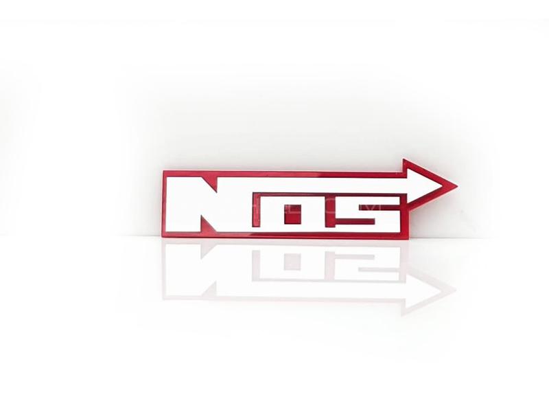 Nos Plastic Pvc Emblem Image-1