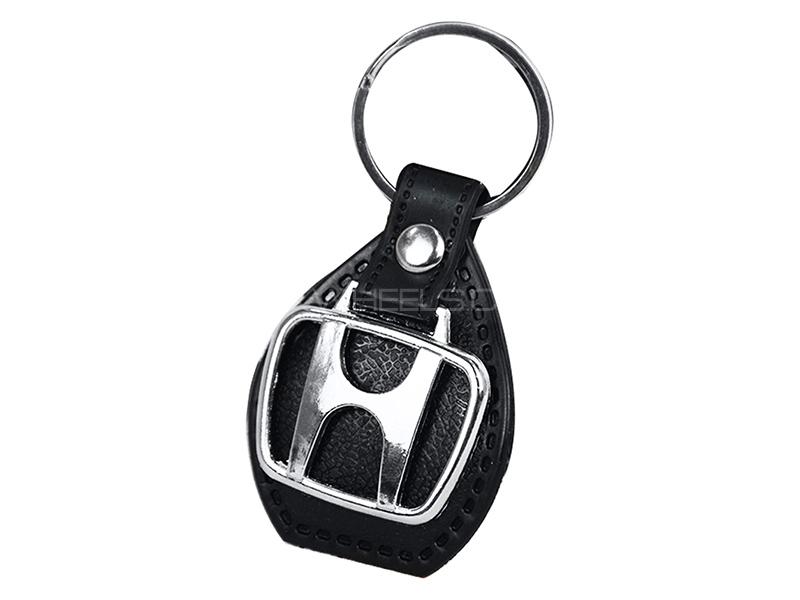 Leather Keychain - Honda Image-1