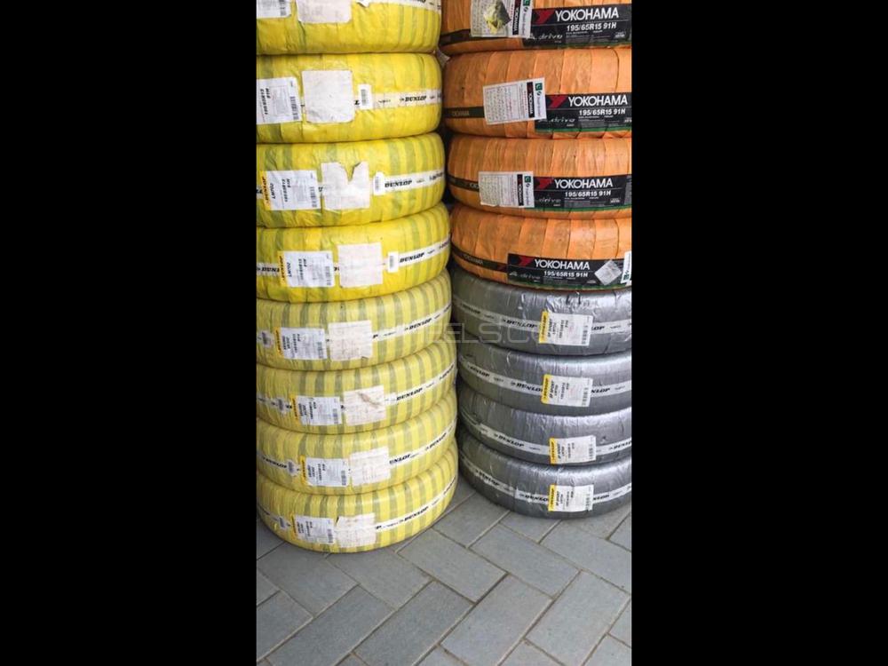 Dunlop tyres fresh import with 2 years warrenty Image-1