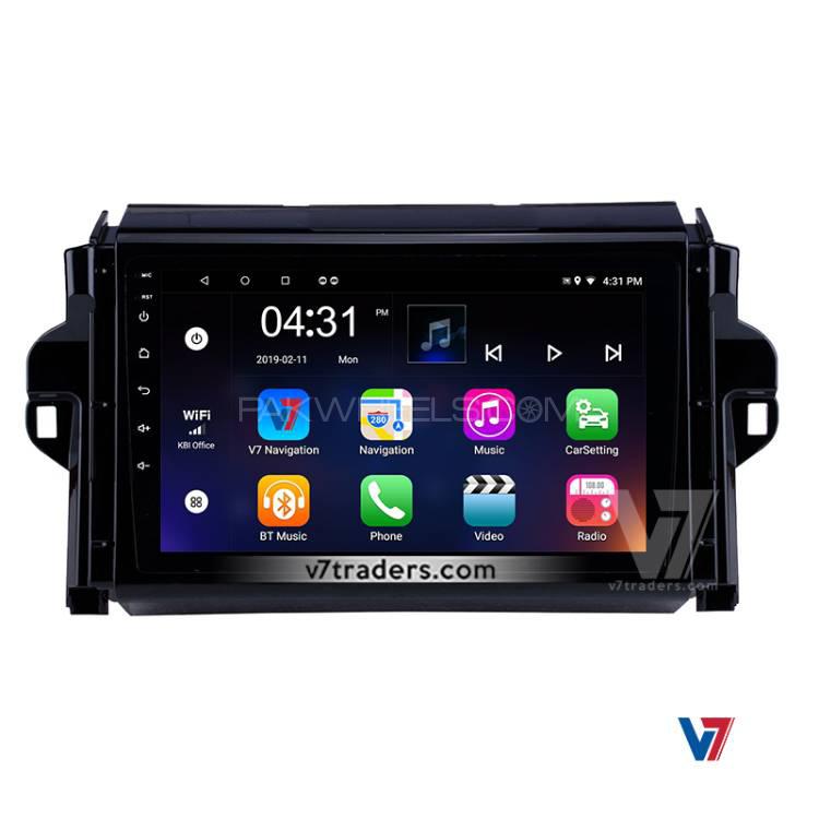 V7 Toyota Fortuner Touch Panel 10" LCD Screen Android GPS navigation DVD Image-1
