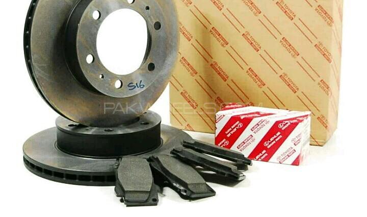 Disc plate  and brake pads and Leather for car and jeeps Image-1