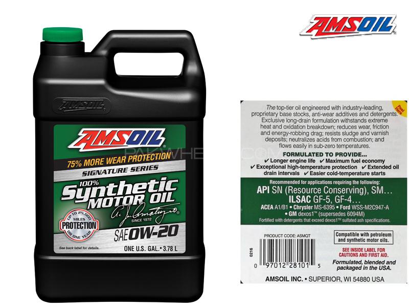 Ams Oil 0w20 Signature Series SN Plus For Petrol Engines 3.7L Image-1