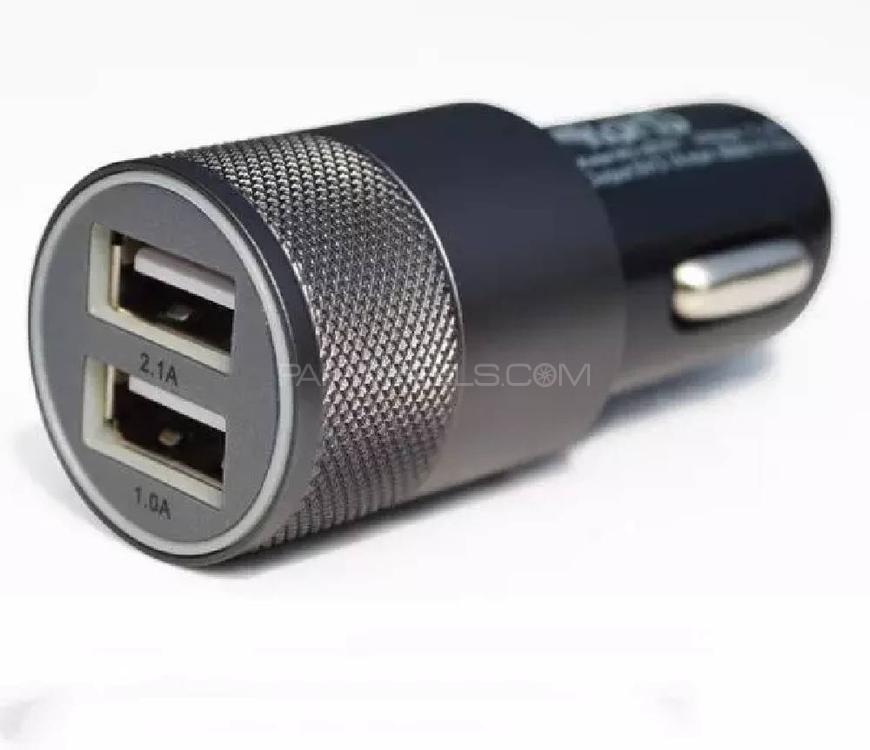 Car Mobile Charger 2A ,Led Ligjt, Dual Port Image-1