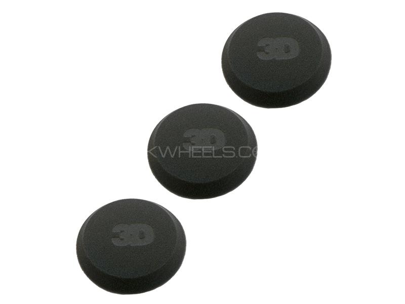 3D Applicator Black Foam 4.5"x1" Tapered Edge - 3 Pcs Image-1