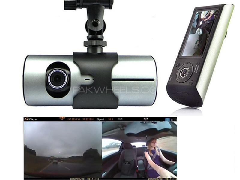 Dual Cameras GPS DVR Digital Recording Camcorder - R300 Image-1
