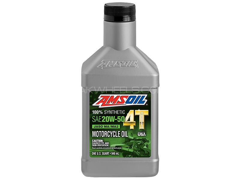 AMSOIL MotorCycle SN 20W-50 Synthetic Pro - 946ml Image-1