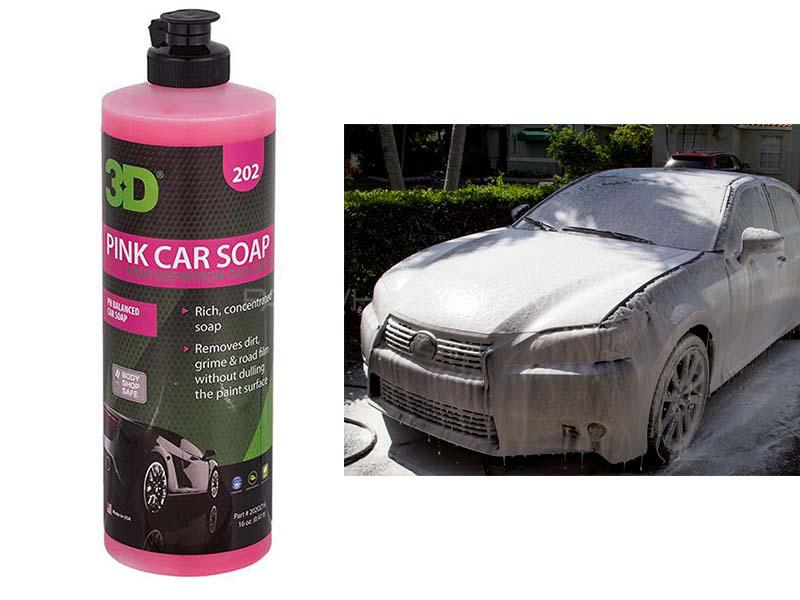 3D Pink Car Soap Shampoo - 16oz Image-1