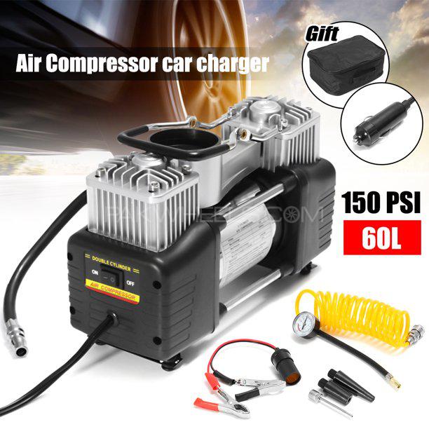 Double Cylinder Car Air Compressor  Image-1