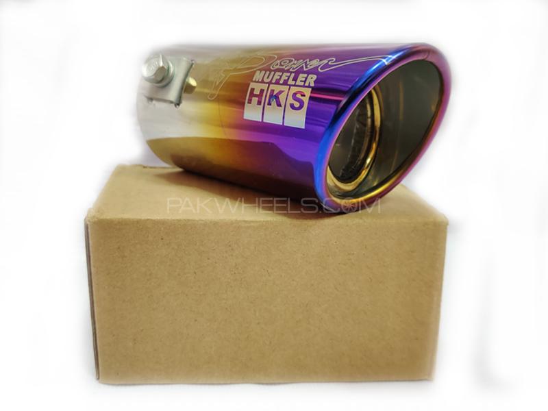 Multi Shade Neo Chrome Hks Exhaust Tip A1x Small