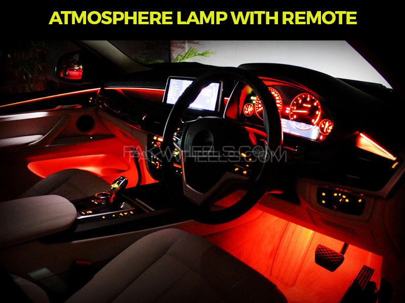 Car Interior Atmosphere Music Lights With Remote RGB Colors Kit Image-1