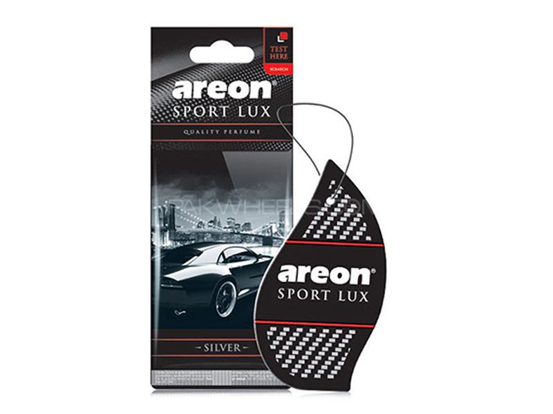 Areon Sport Lux Premium Air Freshener Silver Image-1
