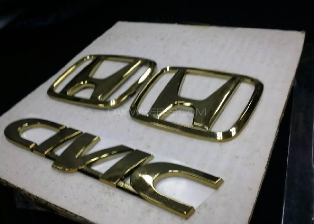 Original OEM honda civic ek gold emblems Original OEM honda civic ek gold emblems Image-2