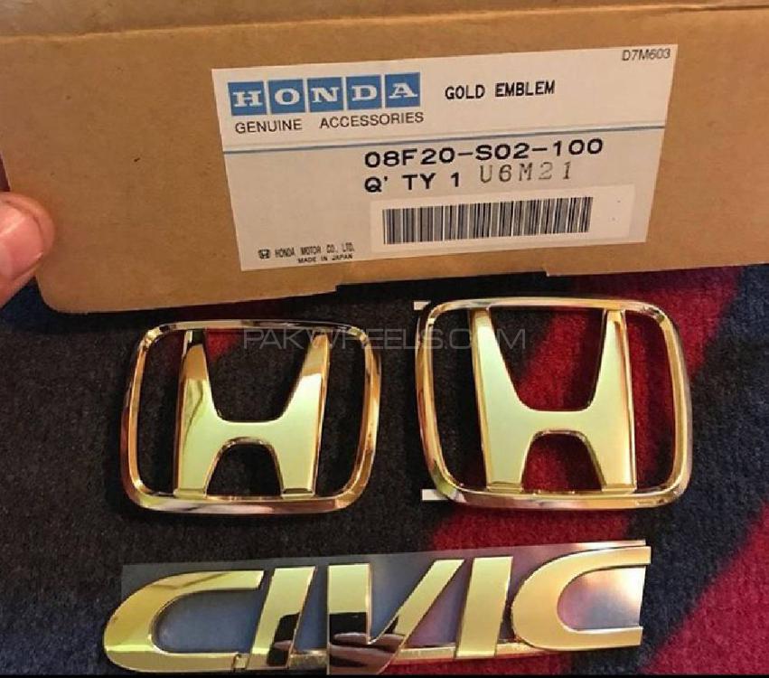 Original OEM honda civic ek gold emblems Original OEM honda civic ek gold emblems Image-6