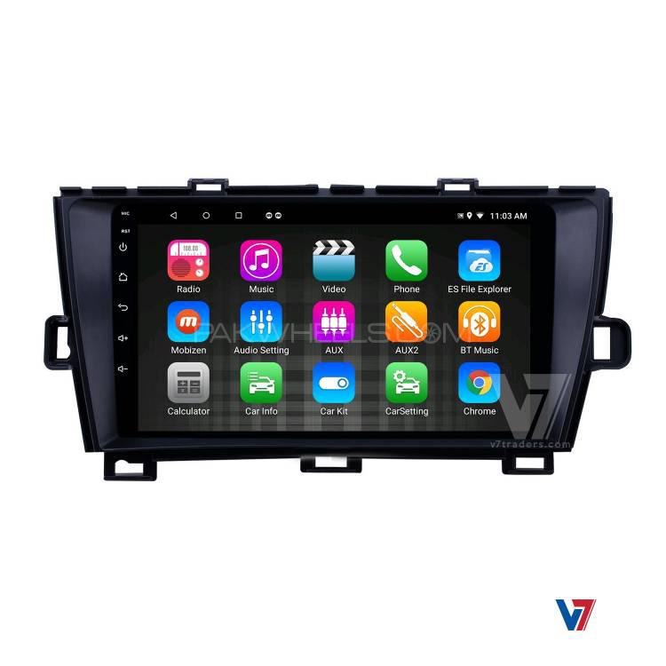 V7 Toyota Prius Android Navigation DVD player Touch Screen Panel GPS for sale in Lahore Image-1
