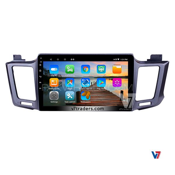 V7 Toyota Rav4 2013-16 Android LCD Touch Panel GPS navigation DVD CD Player Image-1